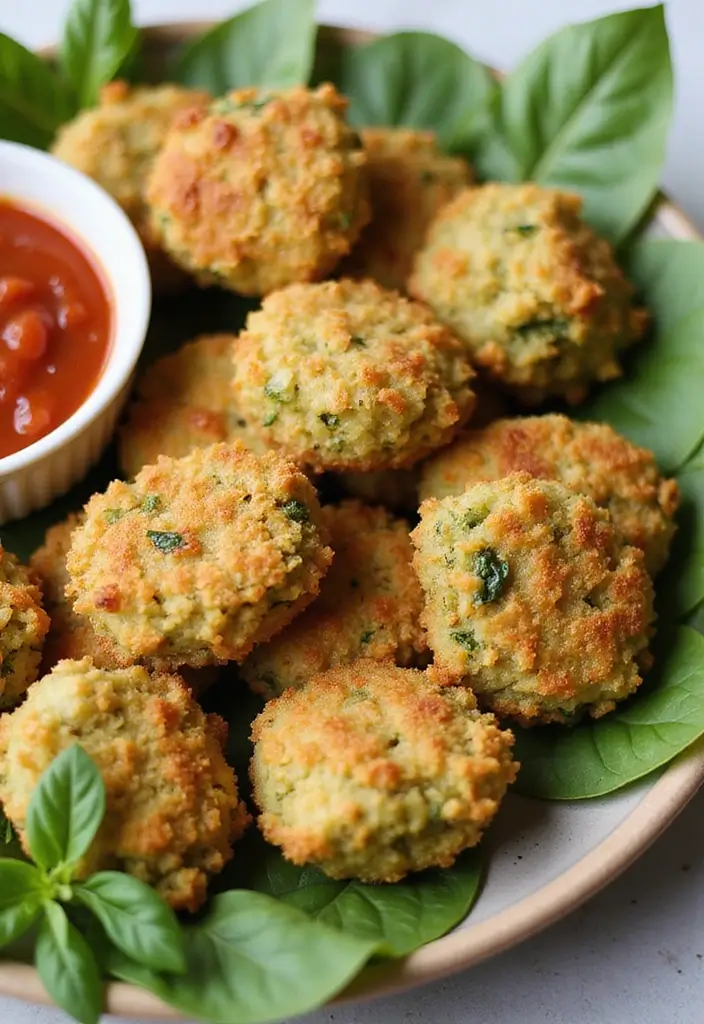 29 Easy Chicken Nugget Recipes That Feel Fun & Crispy 10 29 Easy Chicken Nugget Recipes That Feel Fun & Crispy - 9. Pesto Chicken Nuggets
