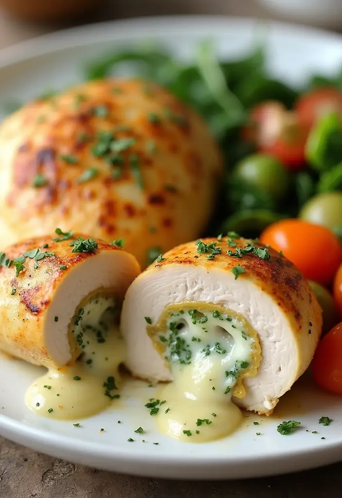 29 Garlic and Herb Chicken Recipes That Feel Simple and Elegant 12 29 Garlic and Herb Chicken Recipes That Feel Simple and Elegant - 11. Garlic and Herb Stuffed Chicken Breasts