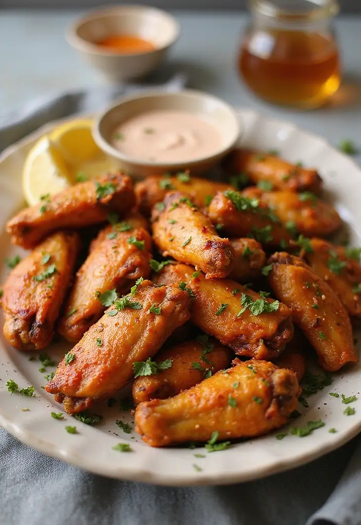29 Garlic and Herb Chicken Recipes That Feel Simple and Elegant 13 29 Garlic and Herb Chicken Recipes That Feel Simple and Elegant - 12. Spicy Garlic Herb Chicken Wings