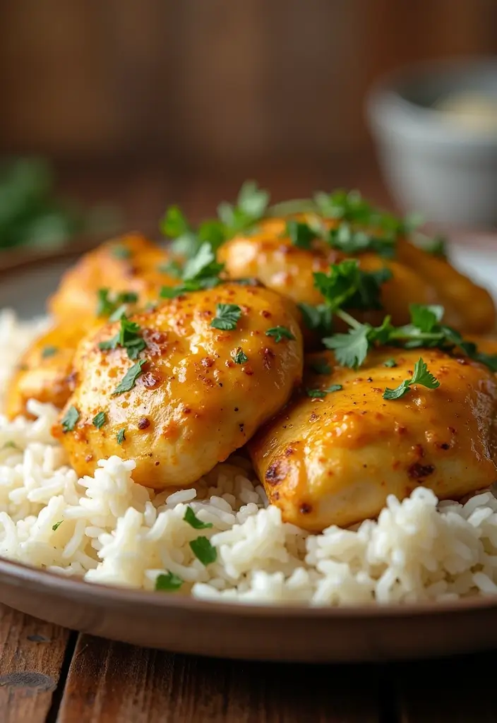 29 Garlic and Herb Chicken Recipes That Feel Simple and Elegant 29 29 Garlic and Herb Chicken Recipes That Feel Simple and Elegant - 28. Garlic Butter Chicken and Rice