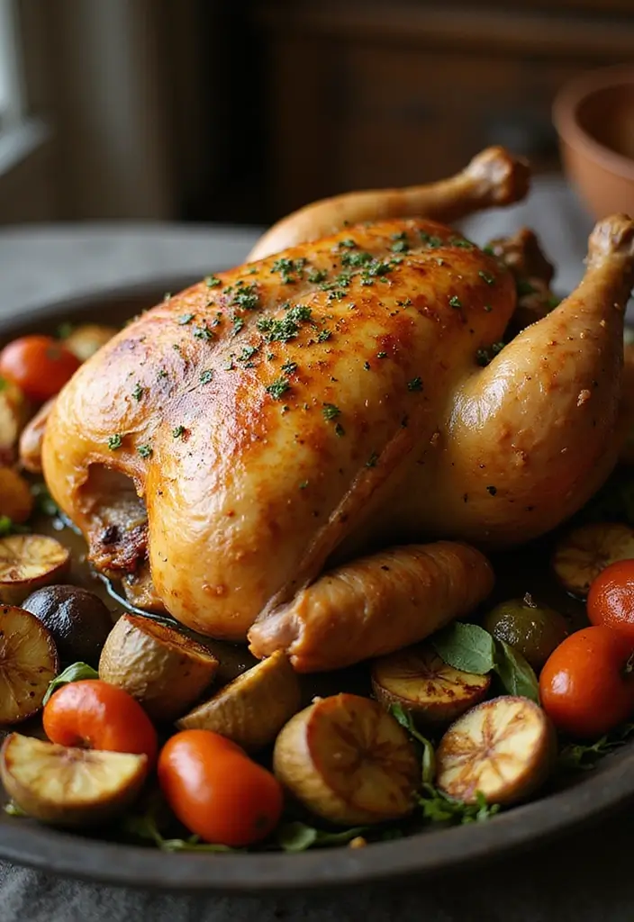 29 Garlic and Herb Chicken Recipes That Feel Simple and Elegant 7 29 Garlic and Herb Chicken Recipes That Feel Simple and Elegant - 6. Garlic and Herb Roasted Chicken