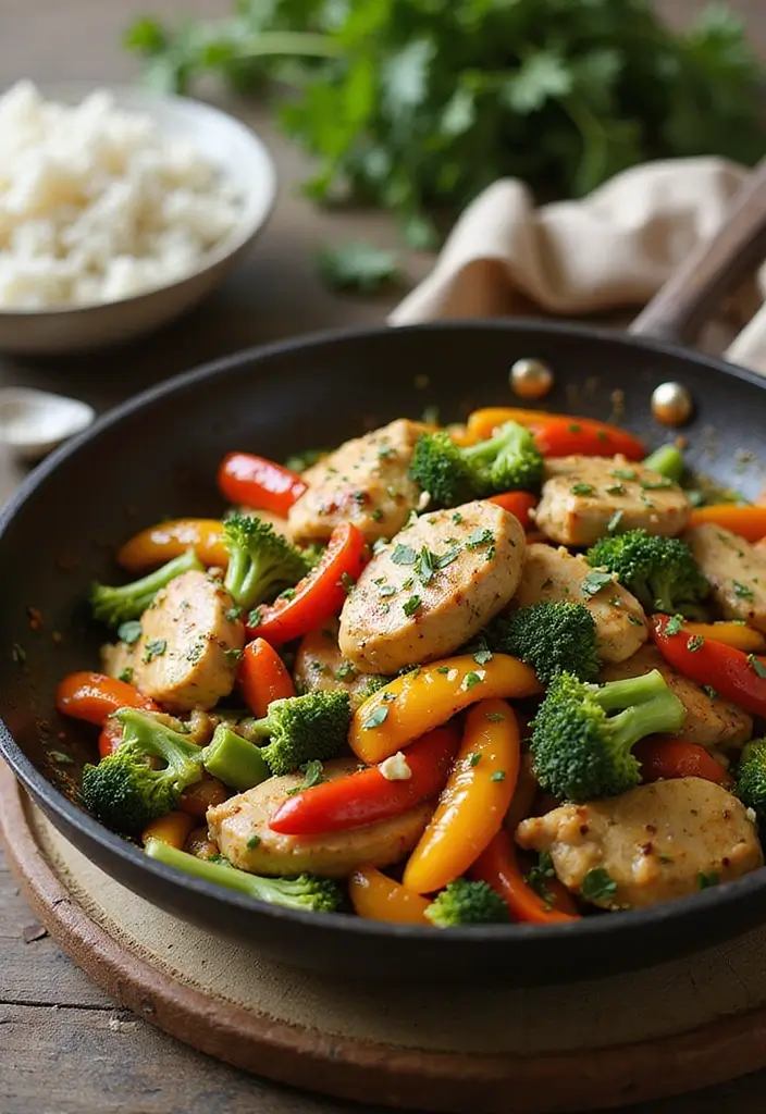 29 Garlic and Herb Chicken Recipes That Feel Simple and Elegant 9 29 Garlic and Herb Chicken Recipes That Feel Simple and Elegant - 8. Garlic and Herb Chicken Stir-Fry