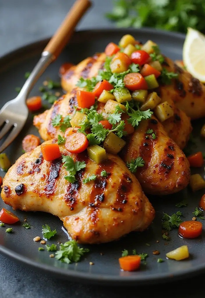 29 Grilled Chicken Thighs Boneless Recipes That Cook in Minutes 17 29 Grilled Chicken Thighs Boneless Recipes That Cook in Minutes - 16. Wasabi-Miso Grilled Chicken Thighs