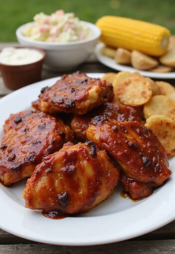 29 Grilled Chicken Thighs Boneless Recipes That Cook in Minutes 6 29 Grilled Chicken Thighs Boneless Recipes That Cook in Minutes - 5. BBQ Boneless Chicken Thighs