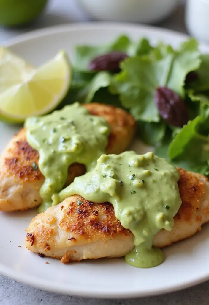 29 Healthy Chicken Tenderloin Recipes That Are Simple & Clean 15 29 Healthy Chicken Tenderloin Recipes That Are Simple & Clean - 14. Chicken Tenderloins with Avocado Cream Sauce