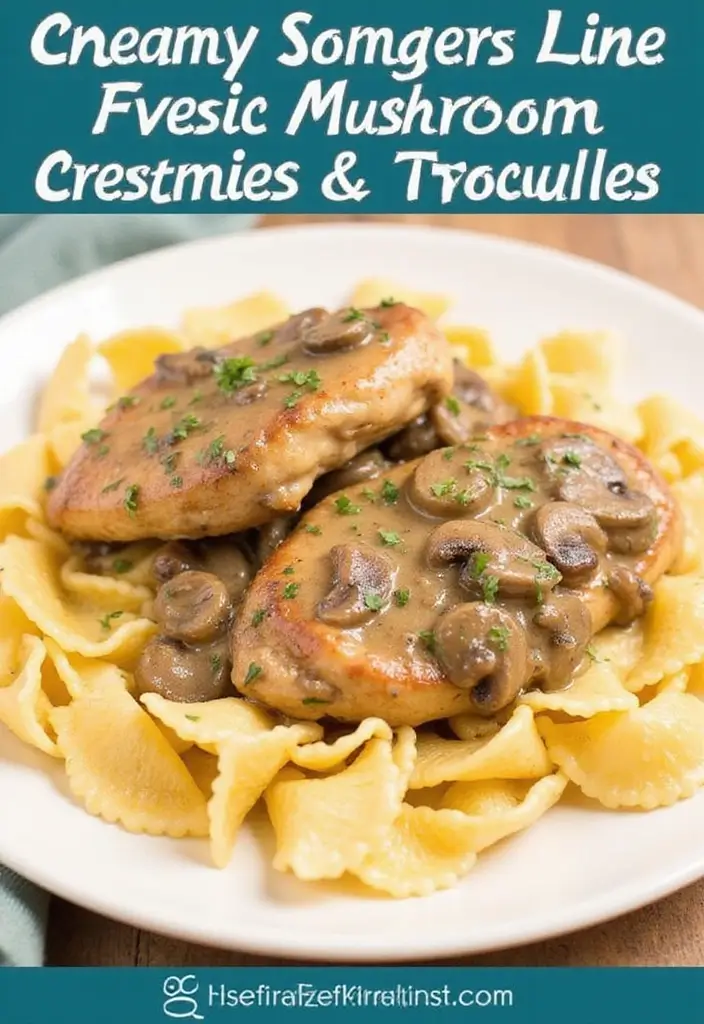 29 Healthy Chicken Tenderloin Recipes That Are Simple & Clean 25 29 Healthy Chicken Tenderloin Recipes That Are Simple & Clean - 24. Chicken Tenderloins with Creamy Mushroom Sauce