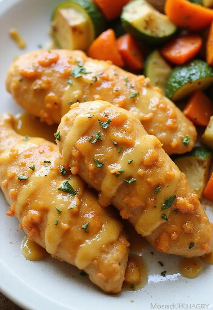 29 Healthy Chicken Tenderloin Recipes That Are Simple & Clean 28 29 Healthy Chicken Tenderloin Recipes That Are Simple & Clean - 27. Chicken Tenderloins with Honey Mustard Glaze