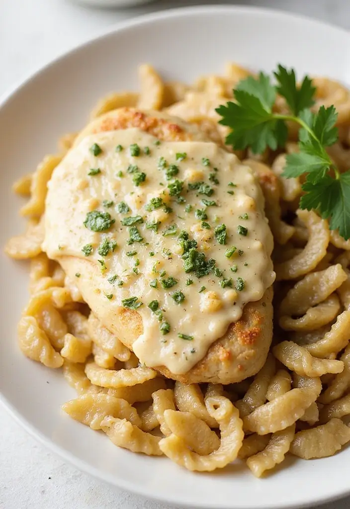 29 Healthy Chicken Tenderloin Recipes That Are Simple & Clean 5 29 Healthy Chicken Tenderloin Recipes That Are Simple & Clean - 4. Creamy Garlic Parmesan Chicken Tenderloins
