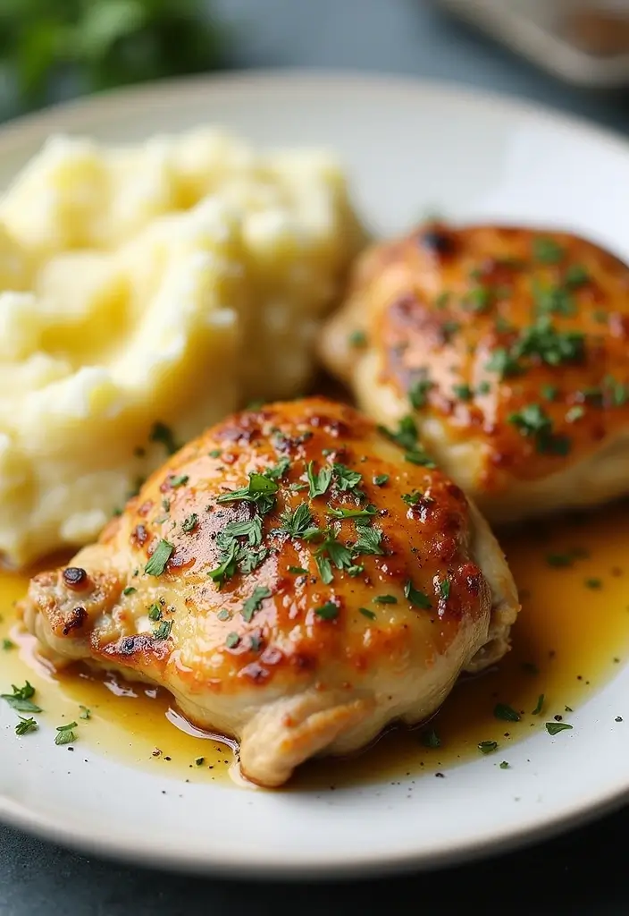 29 Kid Friendly Chicken Recipes That Picky Eaters Actually Love 25 29 Kid Friendly Chicken Recipes That Picky Eaters Actually Love - 24. Garlic Butter Chicken Thighs