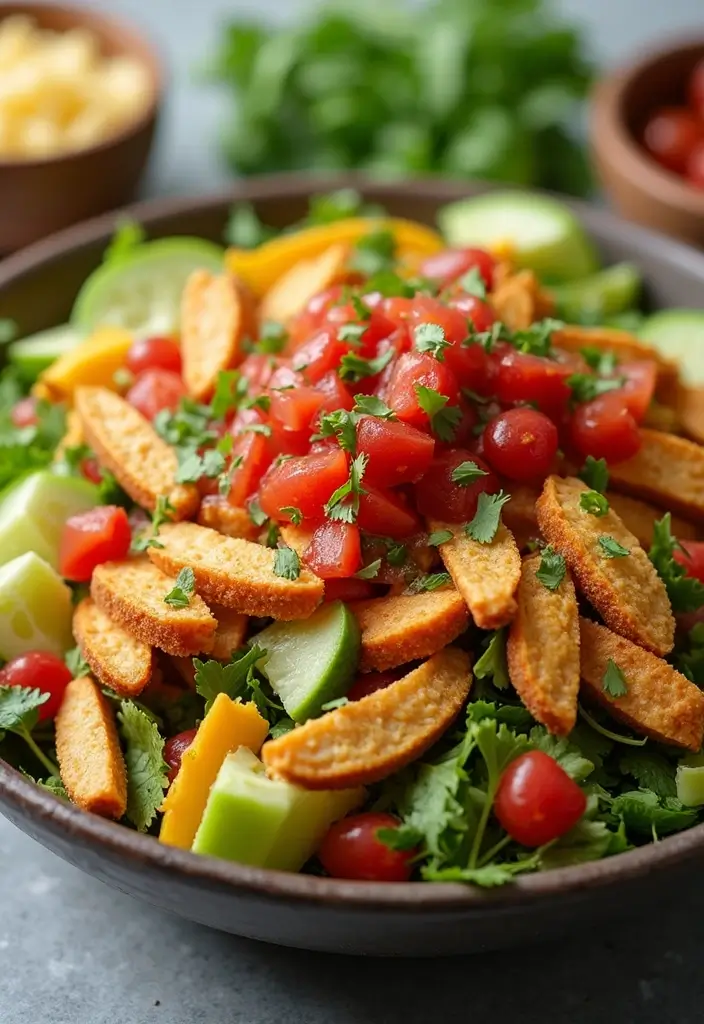 29 Kid Friendly Chicken Recipes That Picky Eaters Actually Love 26 29 Kid Friendly Chicken Recipes That Picky Eaters Actually Love - 25. Chicken Taco Salad