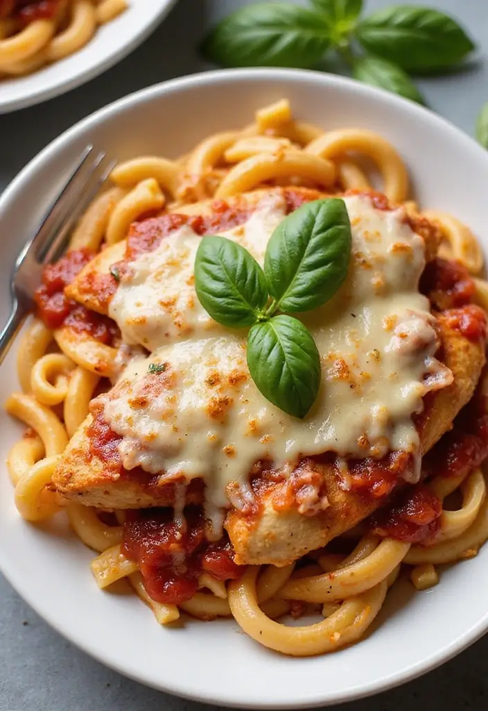 29 Kid Friendly Chicken Recipes That Picky Eaters Actually Love 28 29 Kid Friendly Chicken Recipes That Picky Eaters Actually Love - 27. Chicken Parmesan Pasta