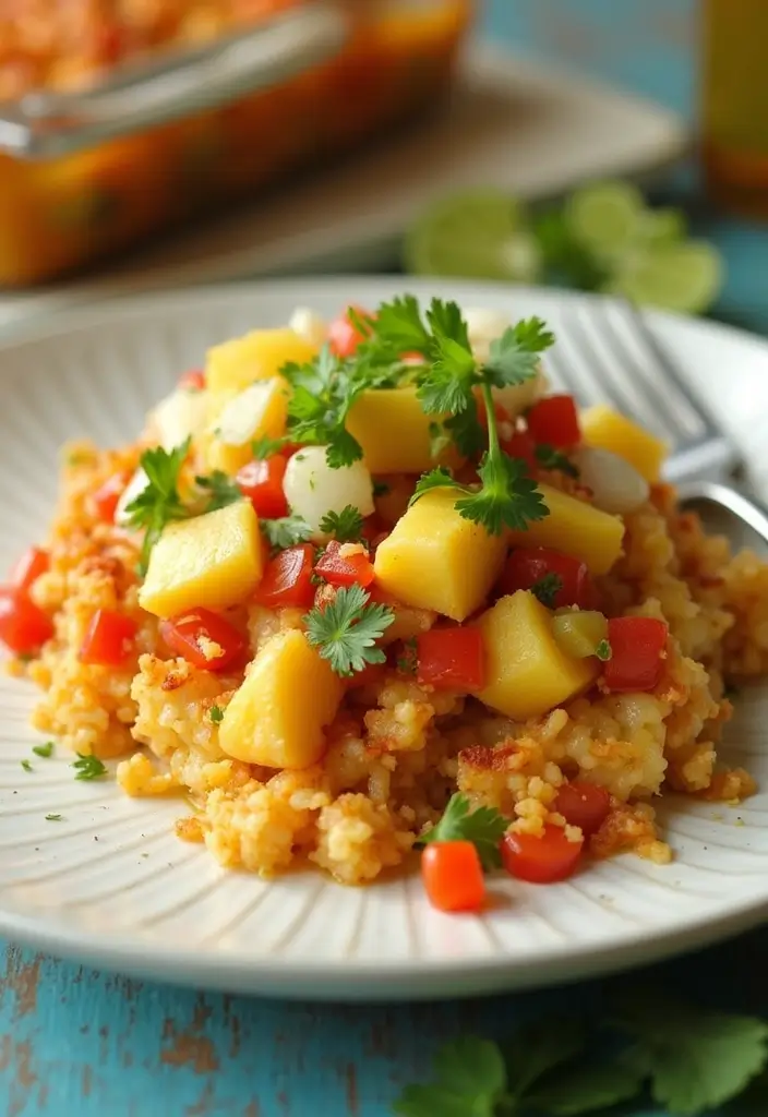 29 Loaded Potato Ranch Chicken Casserole Recipes That Are Family Favorites 20 29 Loaded Potato Ranch Chicken Casserole Recipes That Are Family Favorites - 19. Loaded Potato Ranch Chicken Casserole with Pineapple