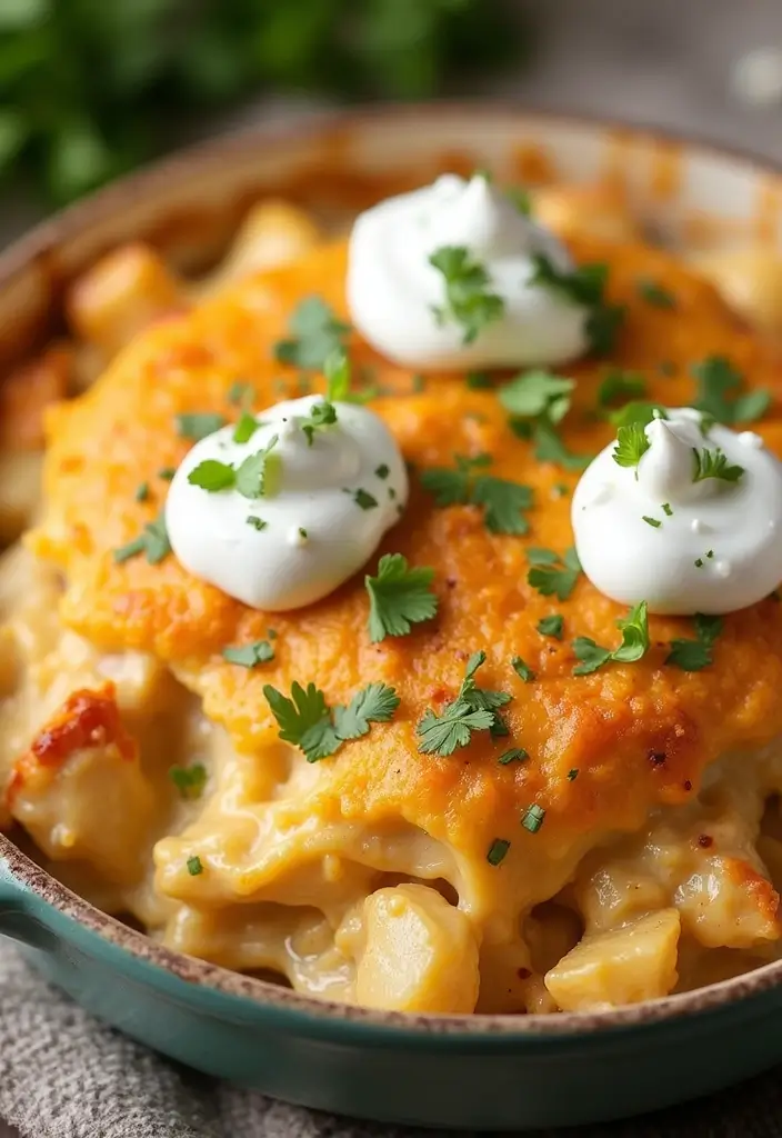29 Loaded Potato Ranch Chicken Casserole Recipes That Are Family Favorites 28 29 Loaded Potato Ranch Chicken Casserole Recipes That Are Family Favorites - 27. Loaded Potato Ranch Chicken Casserole with Sour Cream