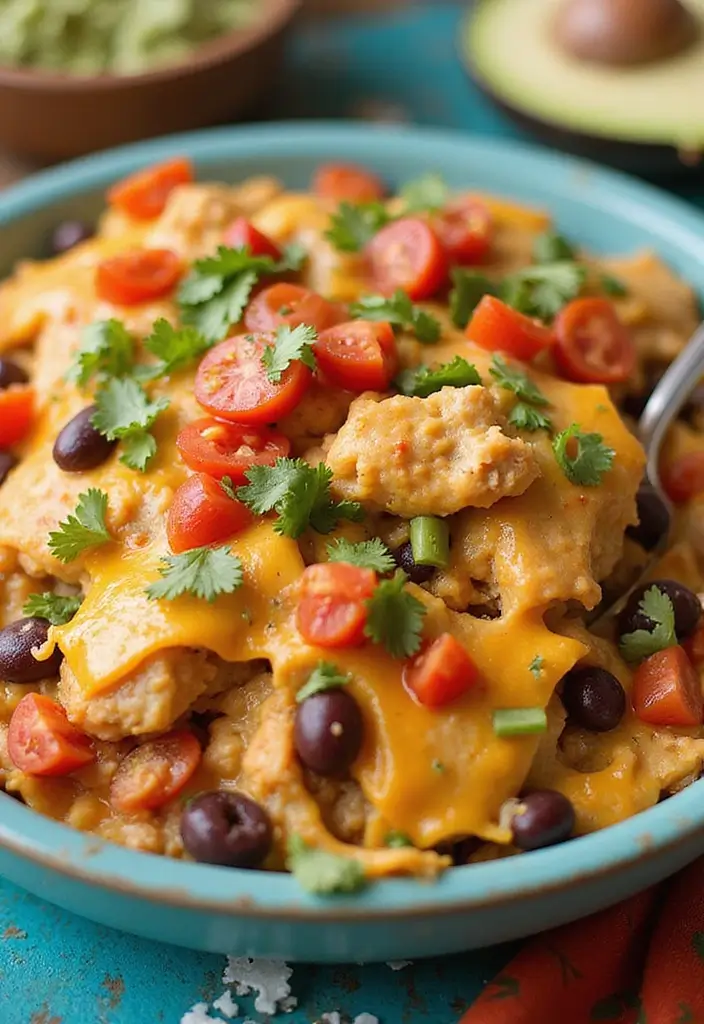 29 Loaded Potato Ranch Chicken Casserole Recipes That Are Family Favorites 10 29 Loaded Potato Ranch Chicken Casserole Recipes That Are Family Favorites - 9. Tex-Mex Loaded Potato Ranch Chicken Casserole