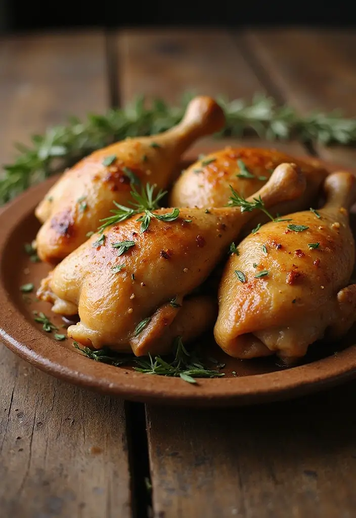 29 Oven Baked Chicken Legs Recipes That Feel Classic & Comforting 2 29 Oven Baked Chicken Legs Recipes That Feel Classic & Comforting - 1. Classic Herb Roasted Chicken Legs