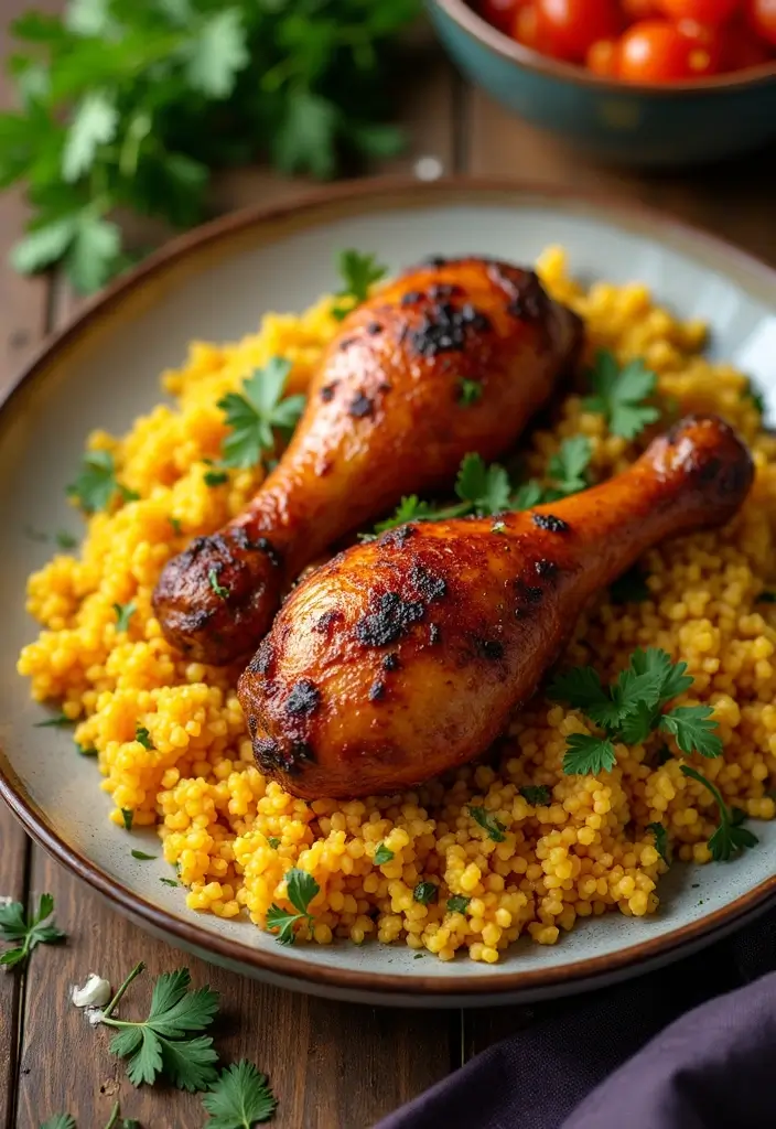 29 Oven Baked Chicken Legs Recipes That Feel Classic & Comforting 12 29 Oven Baked Chicken Legs Recipes That Feel Classic & Comforting - 11. Moroccan Spiced Chicken Legs
