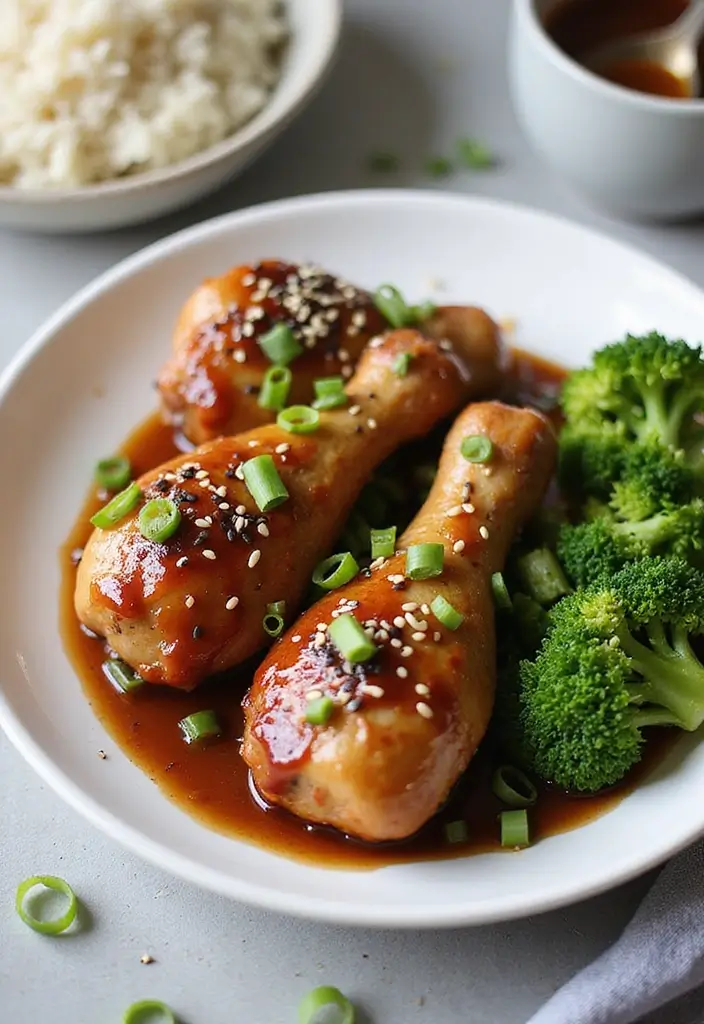 29 Oven Baked Chicken Legs Recipes That Feel Classic & Comforting 16 29 Oven Baked Chicken Legs Recipes That Feel Classic & Comforting - 15. Teriyaki Sesame Chicken Legs