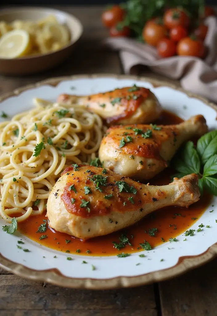 29 Oven Baked Chicken Legs Recipes That Feel Classic & Comforting 19 29 Oven Baked Chicken Legs Recipes That Feel Classic & Comforting - 18. Italian Herb Chicken Legs