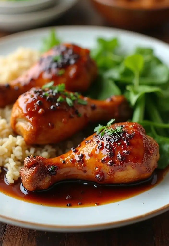 29 Oven Baked Chicken Legs Recipes That Feel Classic & Comforting 23 29 Oven Baked Chicken Legs Recipes That Feel Classic & Comforting - 22. Soy Sauce Honey Chicken Legs