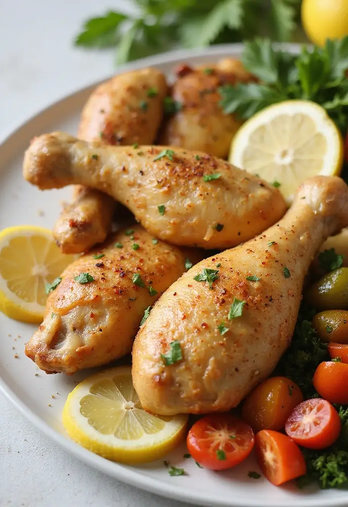 29 Oven Baked Chicken Legs Recipes That Feel Classic & Comforting 24 29 Oven Baked Chicken Legs Recipes That Feel Classic & Comforting - 23. Lemon Pepper Chicken Legs