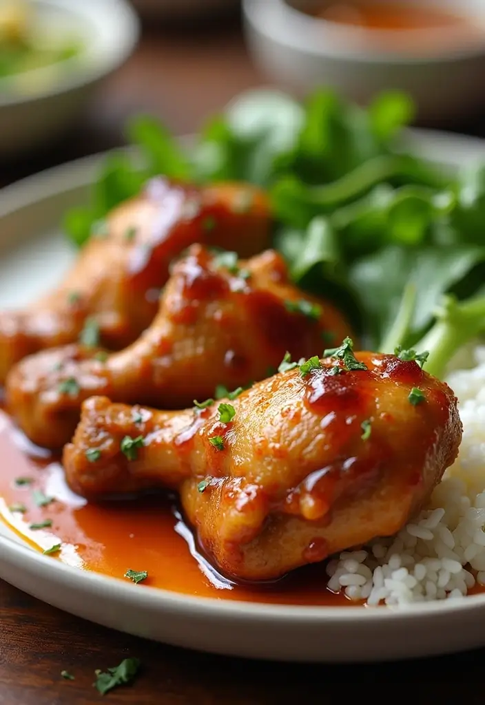 29 Oven Baked Chicken Legs Recipes That Feel Classic & Comforting 25 29 Oven Baked Chicken Legs Recipes That Feel Classic & Comforting - 24. Honey Ginger Chicken Legs