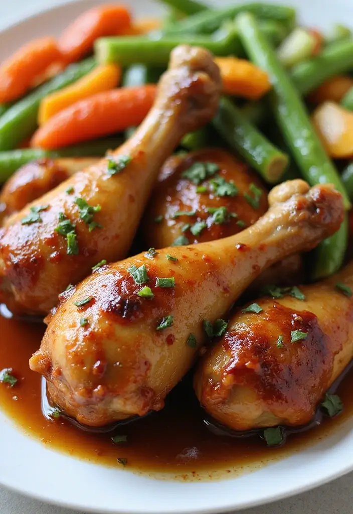 29 Oven Baked Chicken Legs Recipes That Feel Classic & Comforting 30 29 Oven Baked Chicken Legs Recipes That Feel Classic & Comforting - 29. Soy Lime Glazed Chicken Legs