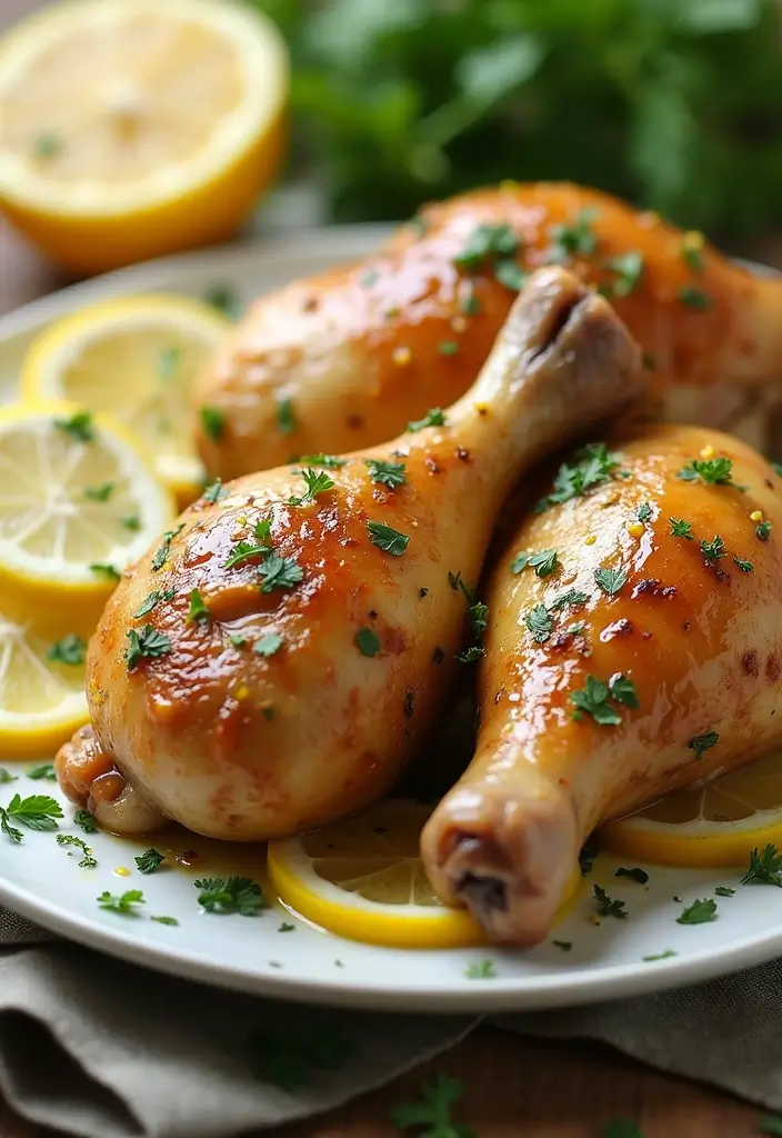 29 Oven Baked Chicken Legs Recipes That Feel Classic & Comforting 4 29 Oven Baked Chicken Legs Recipes That Feel Classic & Comforting - 3. Garlic Lemon Chicken Legs