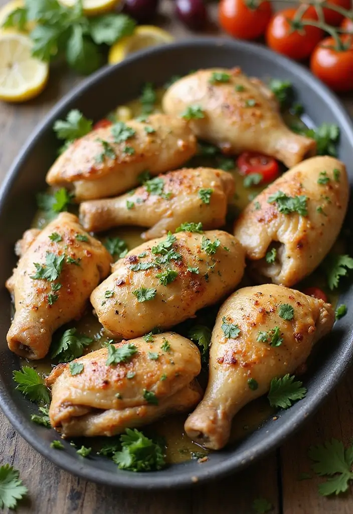 29 Oven Baked Chicken Legs Recipes That Feel Classic & Comforting 7 29 Oven Baked Chicken Legs Recipes That Feel Classic & Comforting - 6. Mediterranean Herb Chicken Legs