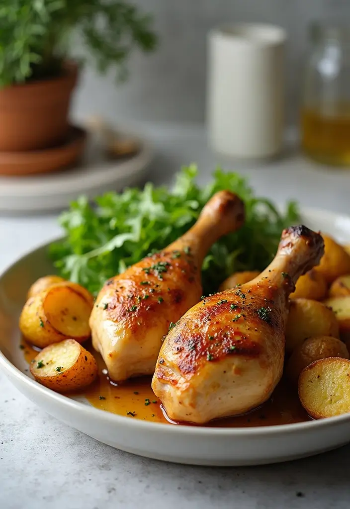 29 Oven Baked Chicken Legs Recipes That Feel Classic & Comforting 8 29 Oven Baked Chicken Legs Recipes That Feel Classic & Comforting - 7. Greek Yogurt Marinated Chicken Legs