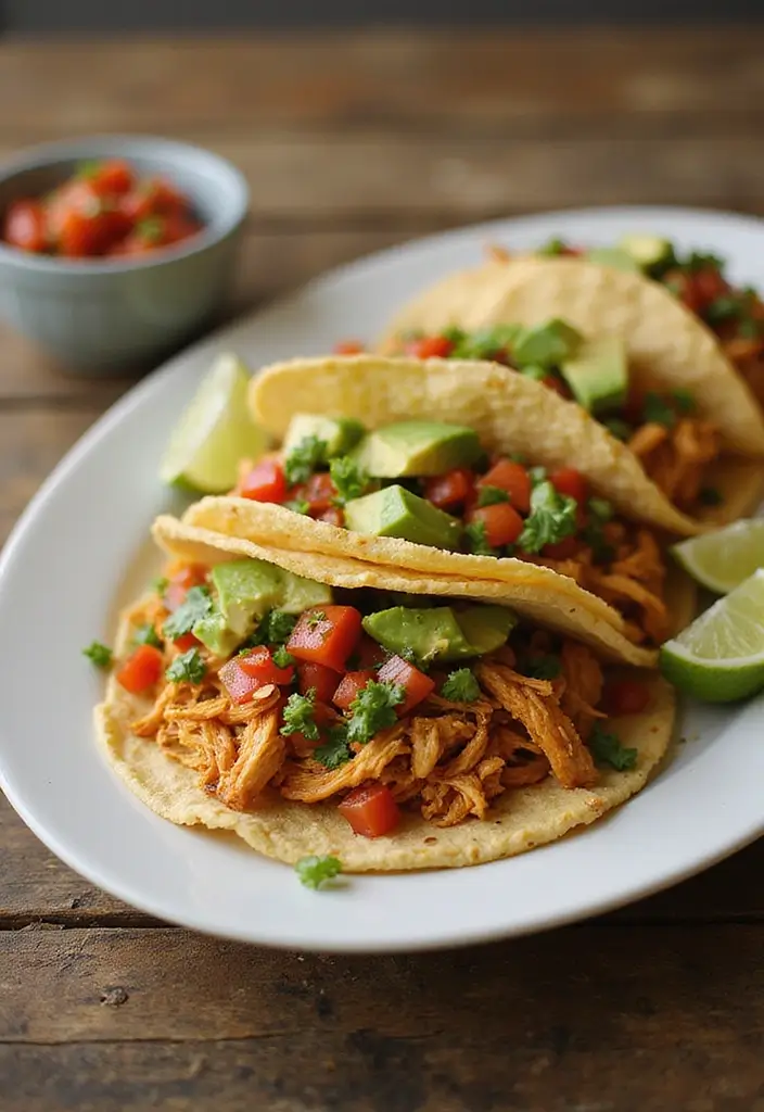 29 Recipes with Shredded Chicken That Are Family Favorites 2 29 Recipes with Shredded Chicken That Are Family Favorites - 1. Shredded Chicken Tacos