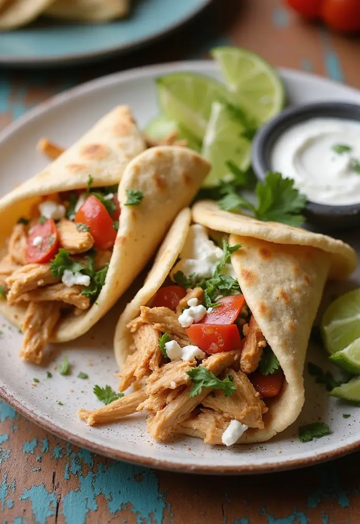 29 Recipes with Shredded Chicken That Are Family Favorites 21 29 Recipes with Shredded Chicken That Are Family Favorites - 20. Shredded Chicken Gyros