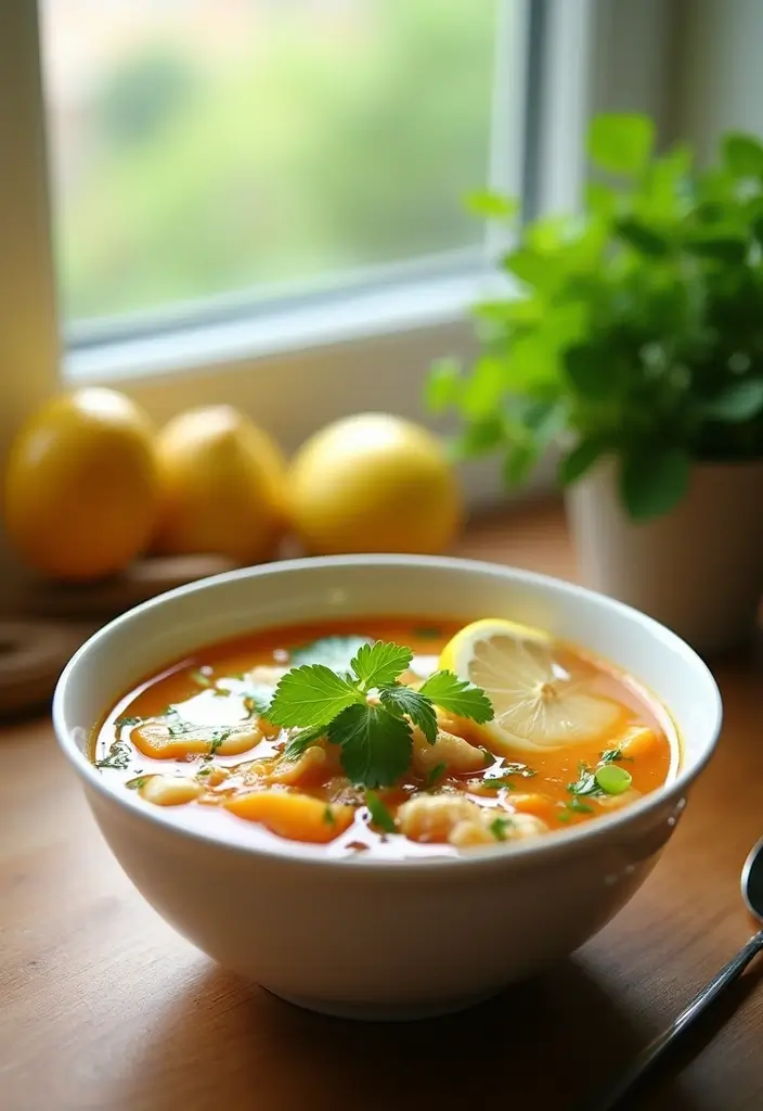 29 Thai Chicken Noodle Soup Recipes That Are Creamy & Aromatic 12 29 Thai Chicken Noodle Soup Recipes That Are Creamy & Aromatic - 11. Thai Lemon Ginger Chicken Soup