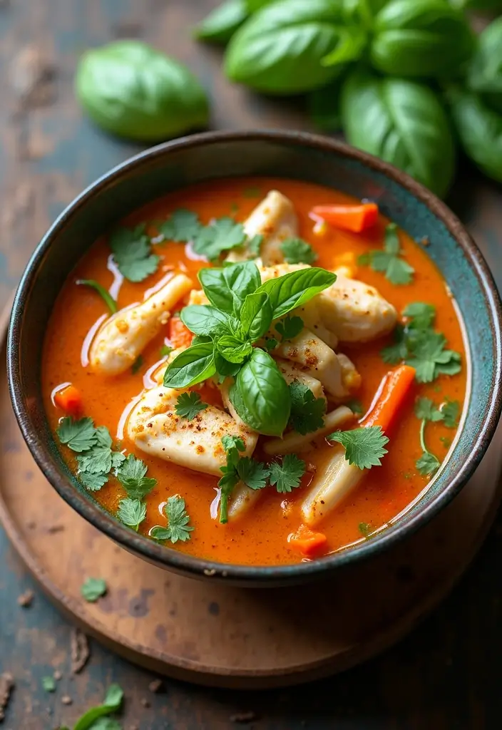 29 Thai Chicken Noodle Soup Recipes That Are Creamy & Aromatic 6 29 Thai Chicken Noodle Soup Recipes That Are Creamy & Aromatic - 5. Thai Basil Chicken Soup
