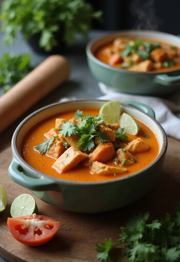29 Thai Chicken Noodle Soup Recipes That Are Creamy & Aromatic 10 29 Thai Chicken Noodle Soup Recipes That Are Creamy & Aromatic - 9. Thai Red Curry Chicken Soup