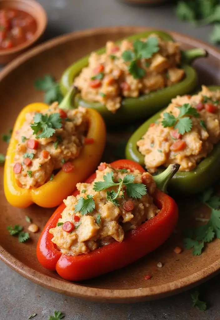 30 Authentic Mexican Chicken Recipes That Bring the Fiesta Home 13 30 Authentic Mexican Chicken Recipes That Bring the Fiesta Home - 12. Chicken Fajita Stuffed Peppers