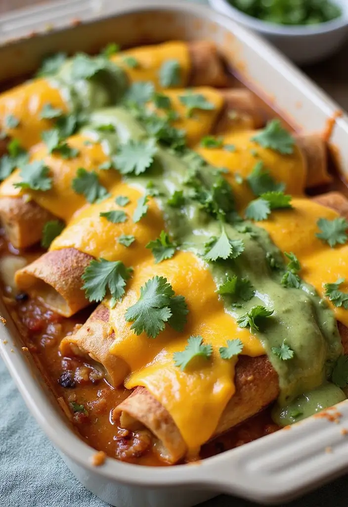 30 Authentic Mexican Chicken Recipes That Bring the Fiesta Home 3 30 Authentic Mexican Chicken Recipes That Bring the Fiesta Home - 2. Chicken Enchiladas with Green Sauce