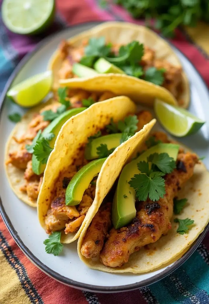 30 Authentic Mexican Chicken Recipes That Bring the Fiesta Home 21 30 Authentic Mexican Chicken Recipes That Bring the Fiesta Home - 20. Lemon Garlic Chicken Tacos