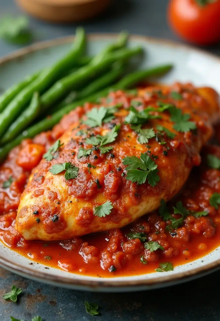 30 Chicken Cacciatore Recipe Authentic Italian Style 13 30 Chicken Cacciatore Recipe Authentic Italian Style - 12. Chicken Cacciatore with Green Beans