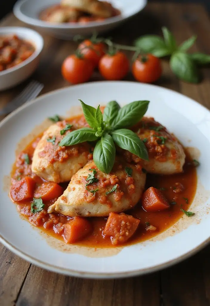 30 Chicken Cacciatore Recipe Authentic Italian Style 25 30 Chicken Cacciatore Recipe Authentic Italian Style - 24. Chicken Cacciatore with Tomato Basil Sauce