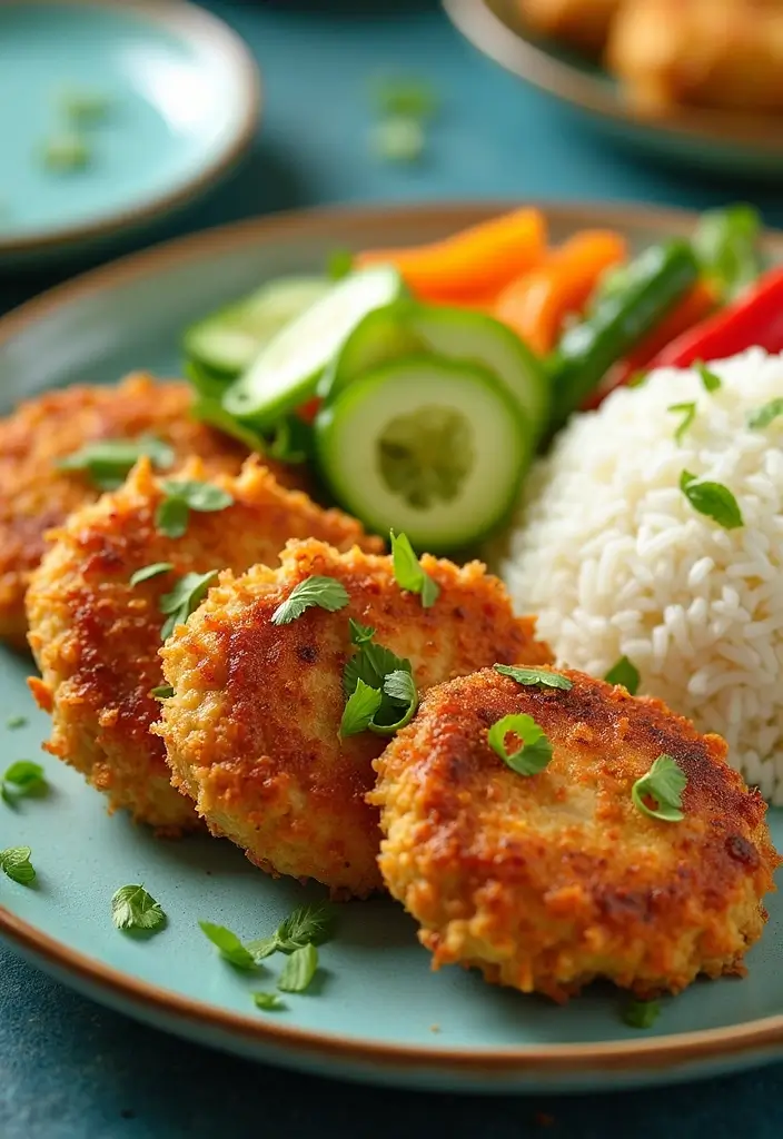 30 Chicken Cutlet Recipes Easy & Crispy for Quick Dinners 6 30 Chicken Cutlet Recipes Easy & Crispy for Quick Dinners - 5. Thai Coconut Chicken Cutlets
