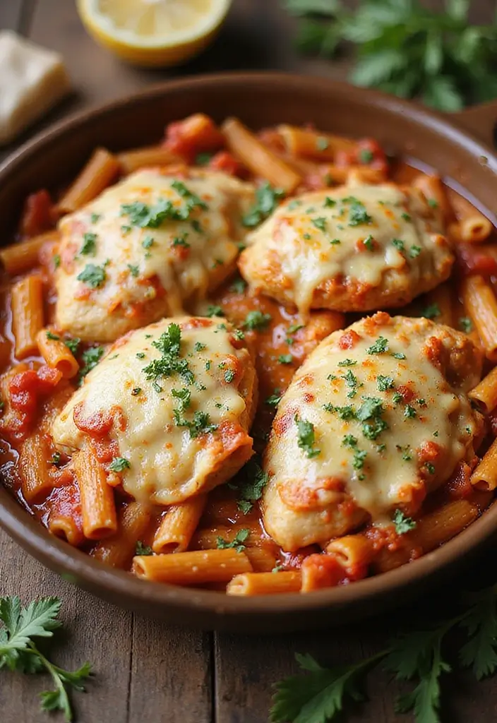 30 Chicken and Noodle Casserole Recipes That Feel Like Grandma’s 14 30 Chicken and Noodle Casserole Recipes That Feel Like Grandma’s - 13. Italian Chicken and Pasta Bake