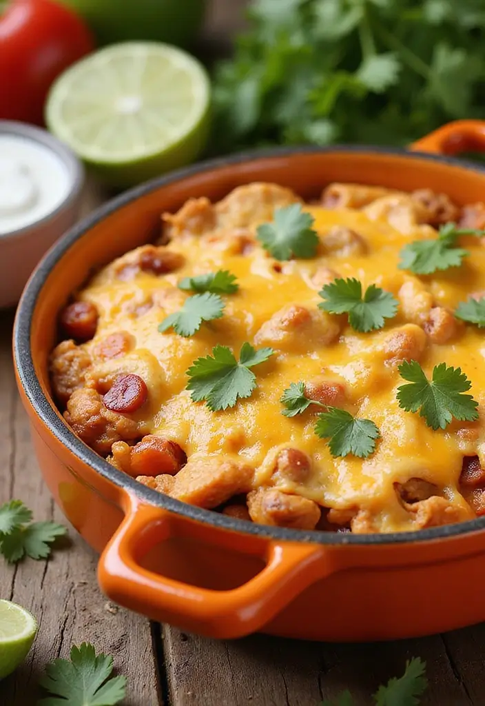 30 Chicken and Noodle Casserole Recipes That Feel Like Grandma’s 19 30 Chicken and Noodle Casserole Recipes That Feel Like Grandma’s - 18. Chicken Fajita Casserole