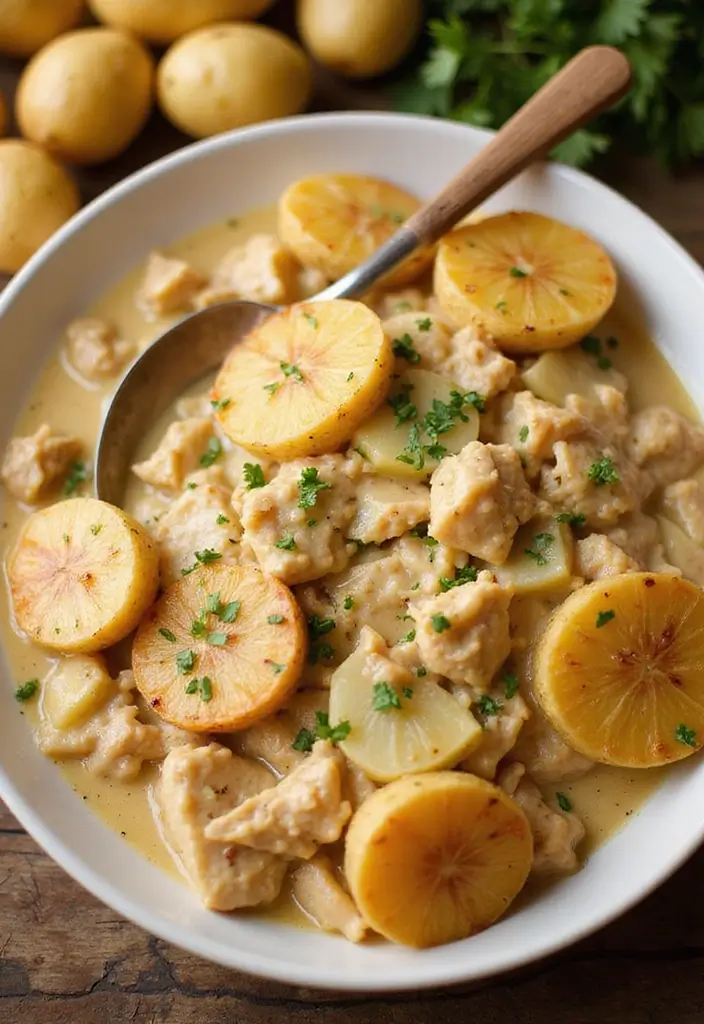 30 Chicken and Noodle Casserole Recipes That Feel Like Grandma’s 28 30 Chicken and Noodle Casserole Recipes That Feel Like Grandma’s - 27. Chicken and Potato Casserole