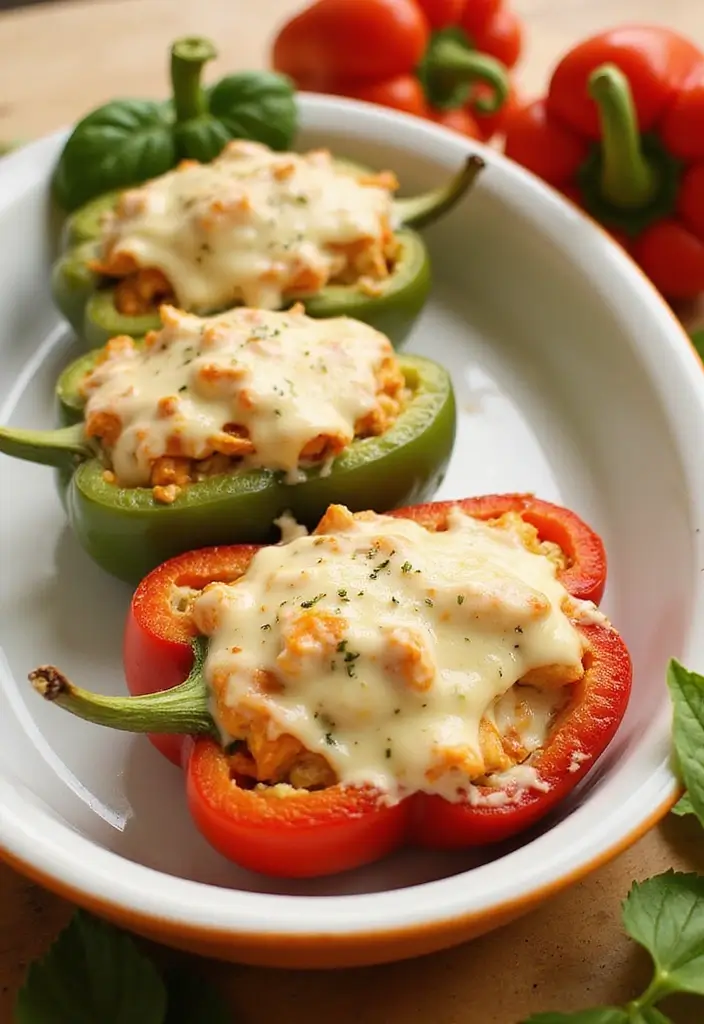 30 Chicken and Noodle Casserole Recipes That Feel Like Grandma’s 31 30 Chicken and Noodle Casserole Recipes That Feel Like Grandma’s - 30. Chicken Alfredo Stuffed Peppers
