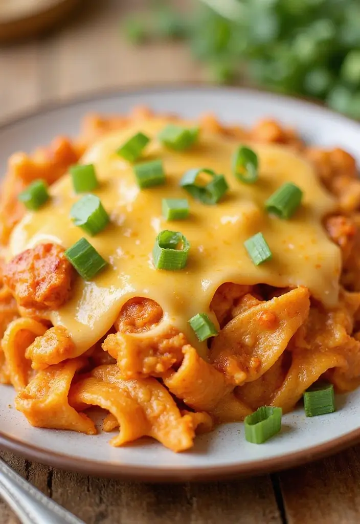 30 Chicken and Noodle Casserole Recipes That Feel Like Grandma’s 5 30 Chicken and Noodle Casserole Recipes That Feel Like Grandma’s - 4. Buffalo Chicken Noodle Casserole