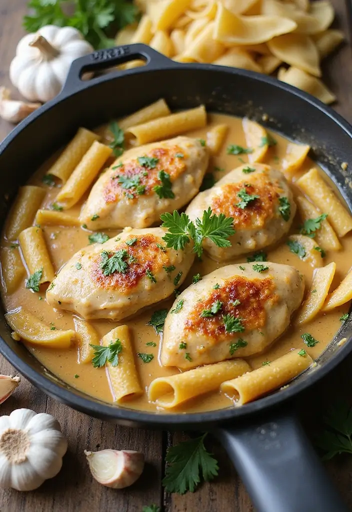 30 Creamy Garlic Butter Chicken Recipes That Are Rich & Irresistible 2 30 Creamy Garlic Butter Chicken Recipes That Are Rich & Irresistible - 1. Creamy Garlic Butter Chicken Skillet