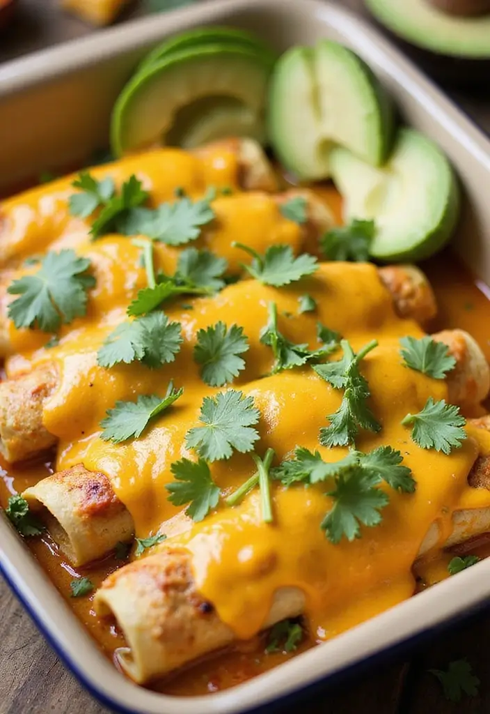 30 Creamy Garlic Butter Chicken Recipes That Are Rich & Irresistible 11 30 Creamy Garlic Butter Chicken Recipes That Are Rich & Irresistible - 10. Creamy Garlic Butter Chicken Enchiladas