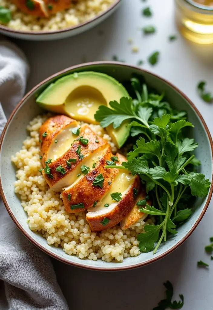 30 Creamy Garlic Butter Chicken Recipes That Are Rich & Irresistible 16 30 Creamy Garlic Butter Chicken Recipes That Are Rich & Irresistible - 15. Creamy Garlic Butter Chicken and Quinoa Bowl