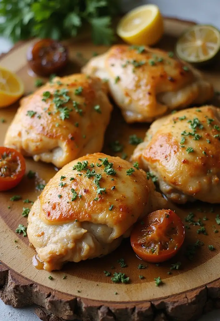 30 Creamy Garlic Butter Chicken Recipes That Are Rich & Irresistible 3 30 Creamy Garlic Butter Chicken Recipes That Are Rich & Irresistible - 2. Garlic Butter Chicken Thighs