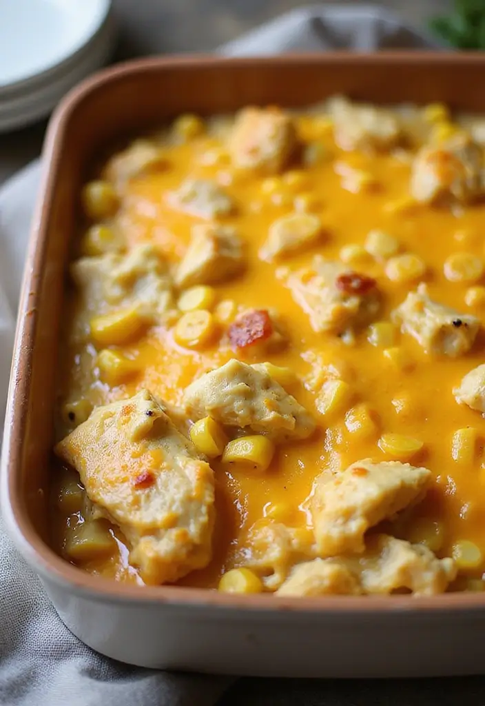 30 Creamy Garlic Butter Chicken Recipes That Are Rich & Irresistible 23 30 Creamy Garlic Butter Chicken Recipes That Are Rich & Irresistible - 22. Garlic Butter Chicken and Corn Casserole